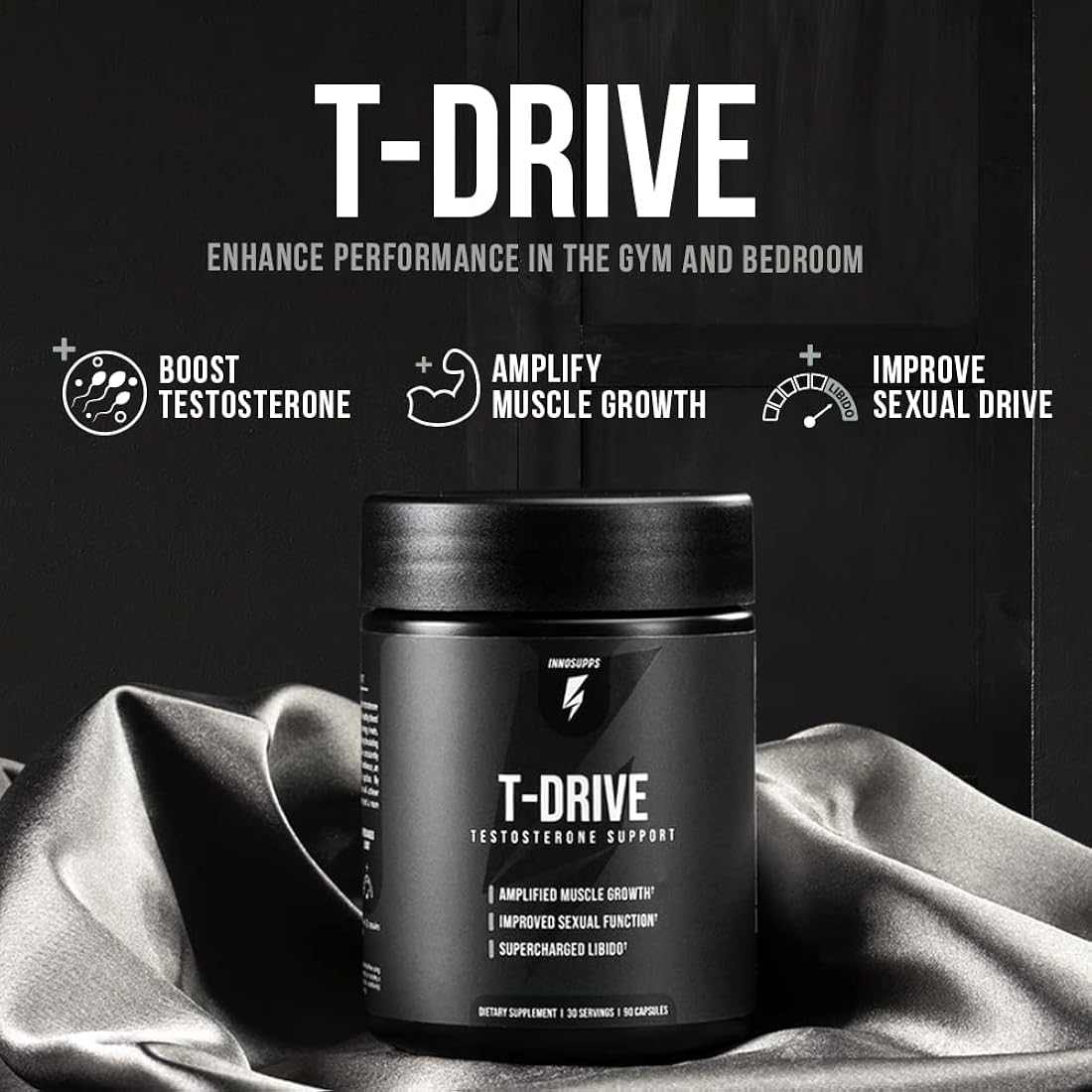 Testosterona Booster Aumenta el volumen de carga 90 cápsulas