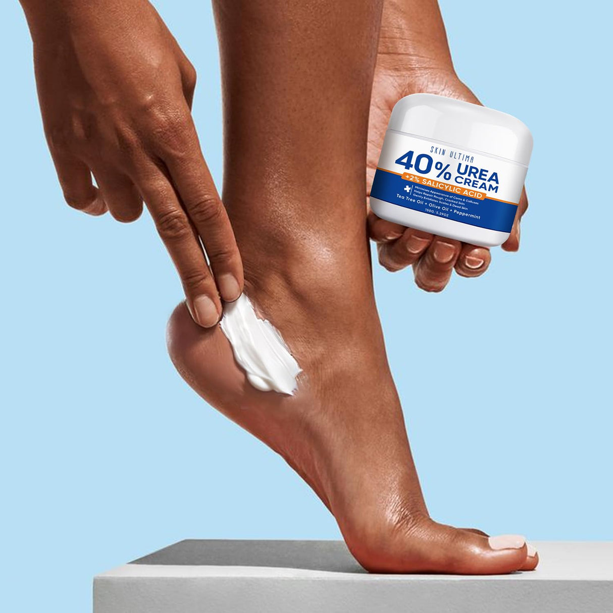 Crema de Urea 40% para Pies, 2% Ácido Salicílico, 5.29 oz