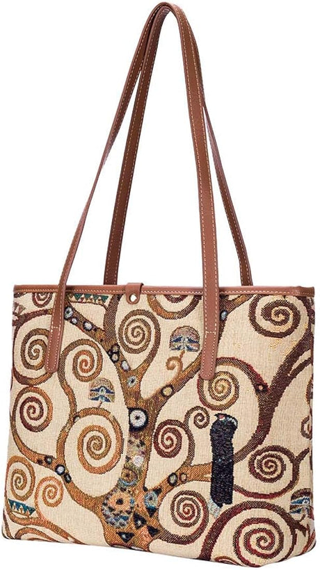 Bolso de hombro Signare con estampado de árbol