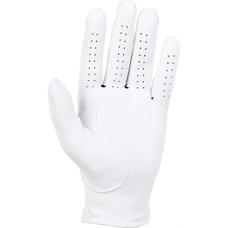 Guante de golf para jugadores de hombre blanco talla M