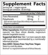 Doctor's Best, Trans-Resveratrol con ResVinol