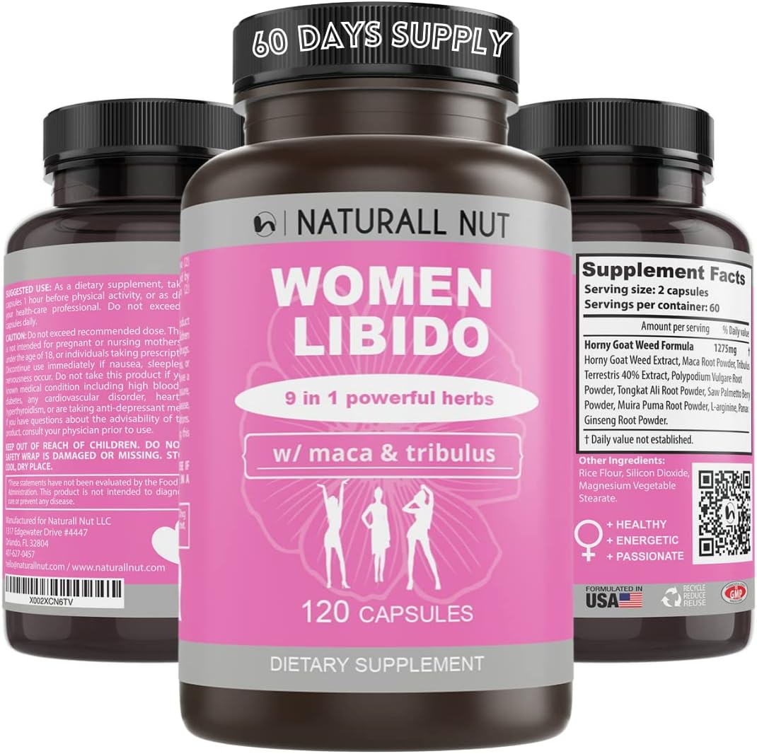 Suplementos potenciador de libido para mujeres  120 cápsulas