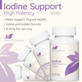 Suplemento de Yodo 12.5 mg Salud Tiroides 90 cápsulas