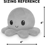 TeeTurtle - Octopus de Peluche Reversible - Fidget Sensory