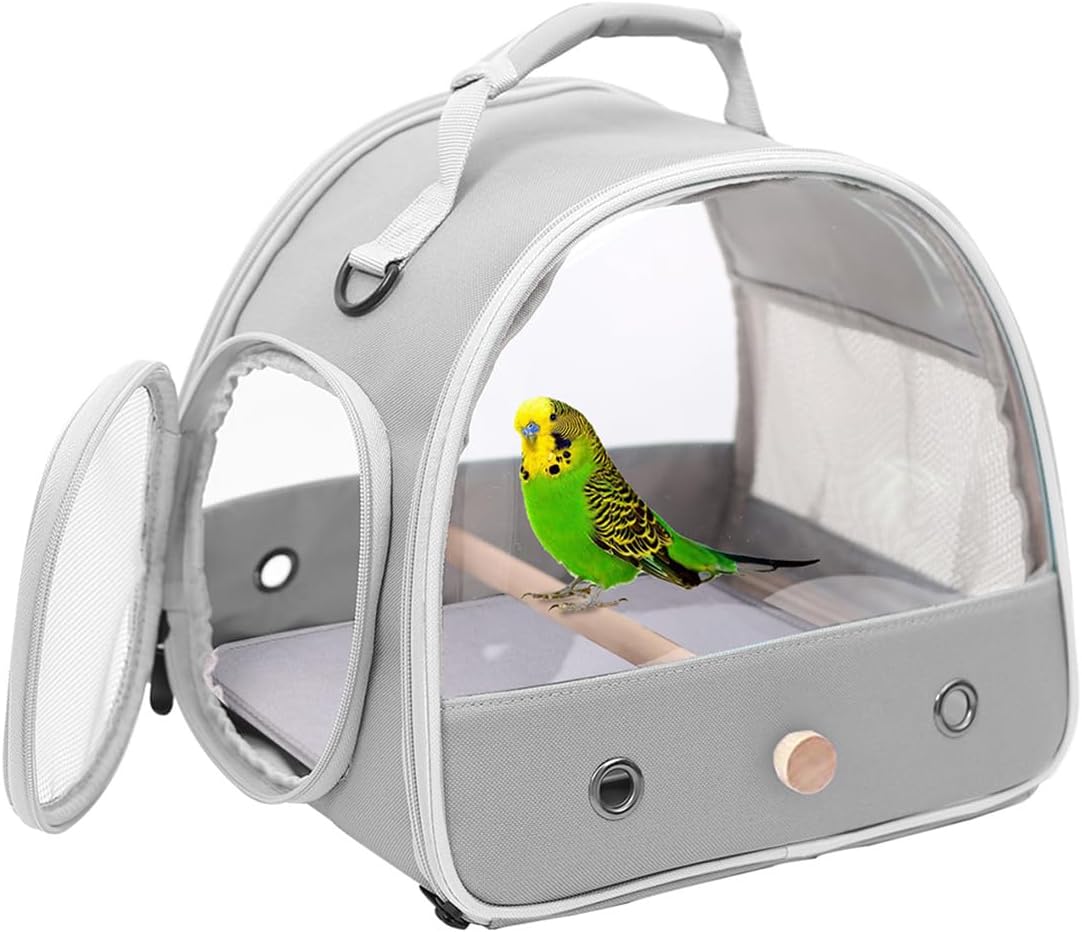 Transportín para Aves, Marca X, Perchero y Ventana Lateral