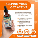 Glucosamina gatos Líquida Salud de Cadera y Articulaciones