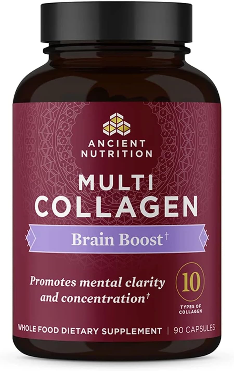 Ancient Nutrition Colágeno Brain Boost Cápsulas 90 ct