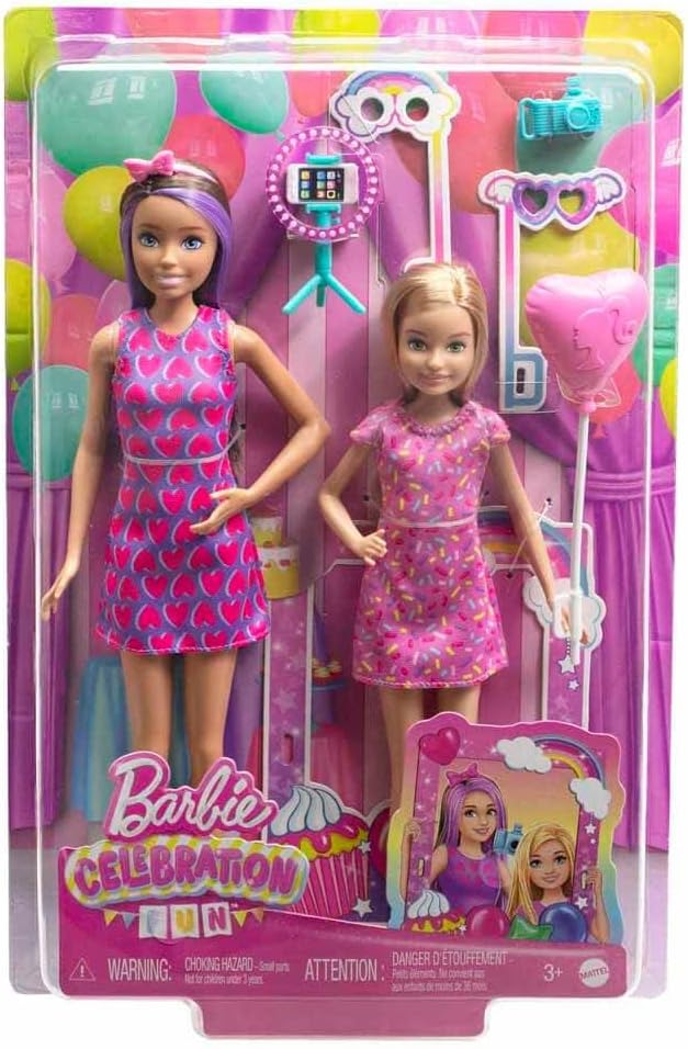 Barbie Celebración Diversión Juego Skipper y Stacie 2-Pack