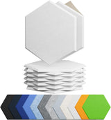 Paneles Acústicos Autoadhesivos, Alta Densidad, Hexagonales