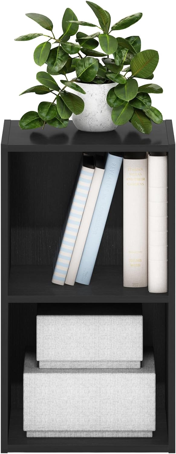 Estantería para libros, 2 niveles, cubos - Modelo Luder