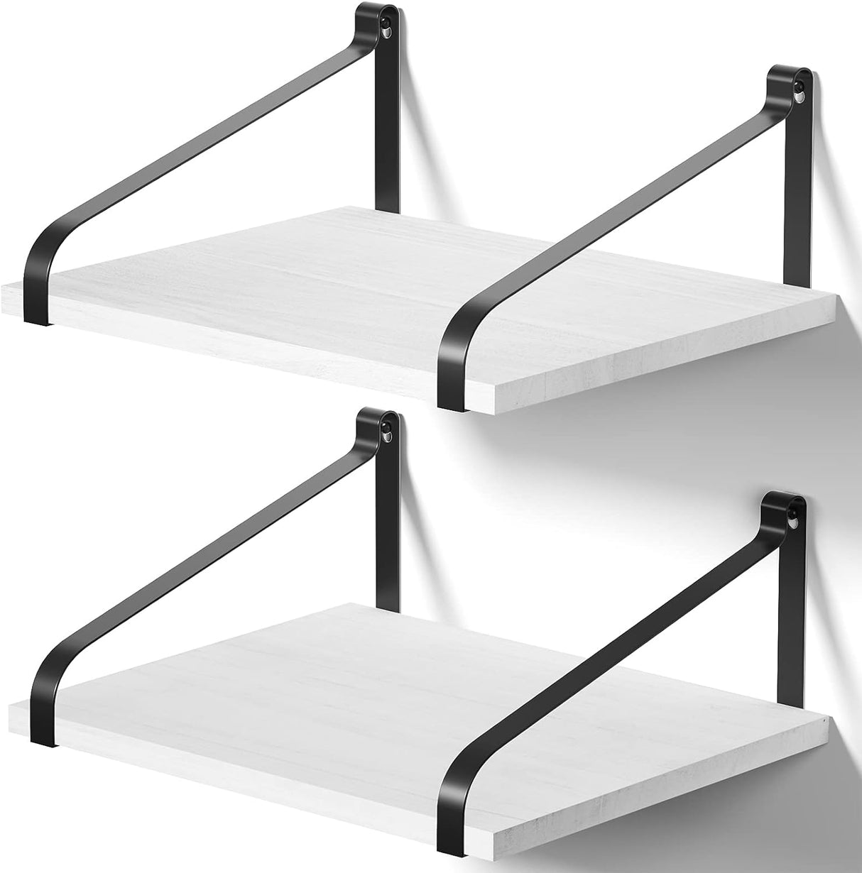 Estanterías Flotantes Love-KANKEI de Madera, 16.5x12 pulgadas, 2 Pzas