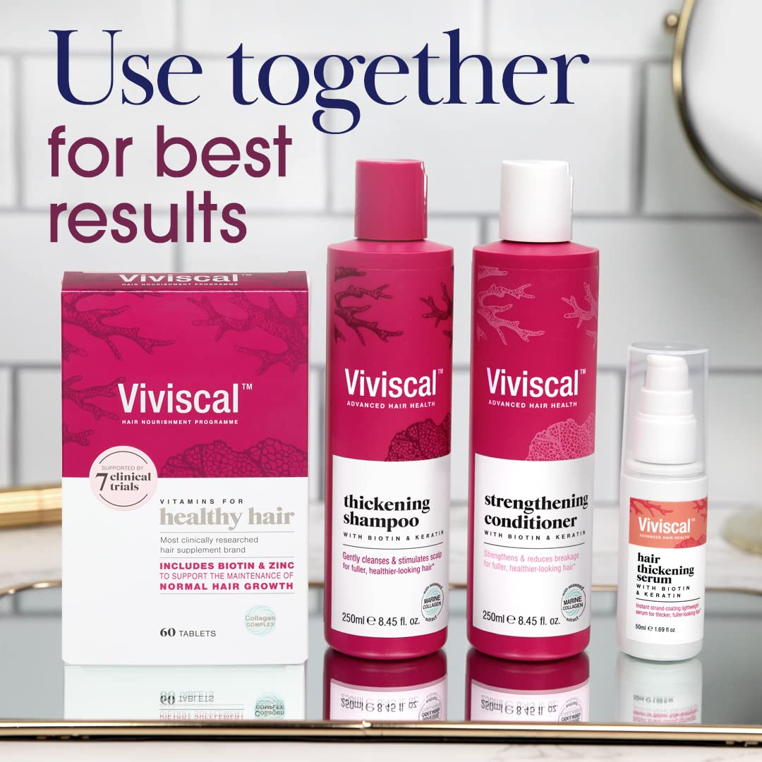 Viviscal Champú espesante formulado con biotina y queratina