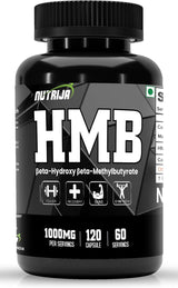 HMB 1000MG Cápsulas - Beta-Hydroxy Beta-Methylbutyrate, 120 cápsulas