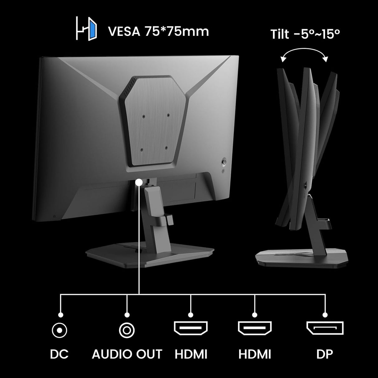 Monitor Gaming SANSUI 24 180Hz, IPS, 1ms, ES-G24F4