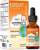 Kiddivit Lactoferrina Líquida – Inmunidad, Prebiótico, 60 Dosis