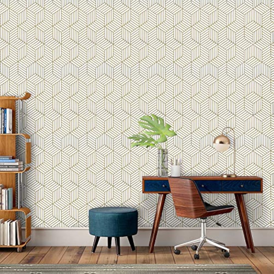 Wenmer - Papel de contacto geométrico hexagonal