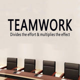 Vinilos Decorativos SEATUNE - Citas de Trabajo en Equipo 45X16