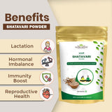 Pure Shatavari suplemento herbal para lactancia, 100g, Pack de 1