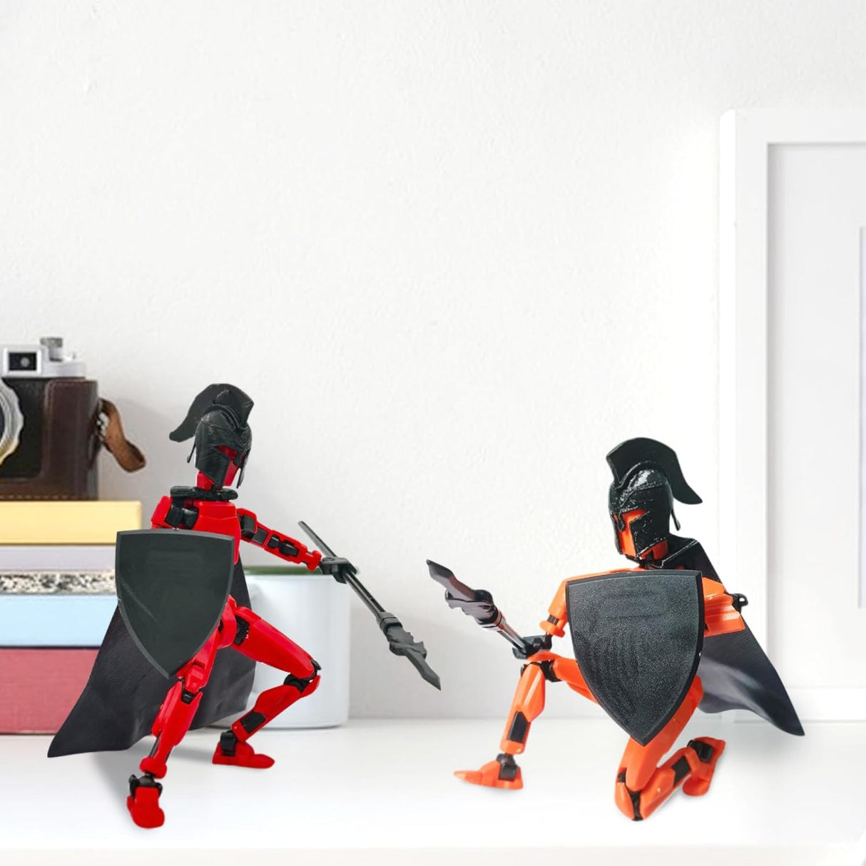 Figura de Acción Guerrero Espartano T13, Robot Móvil 3D
