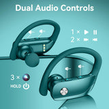 Auriculares Inalámbricos Bmani 48hrs, Micrófono, Deportivos