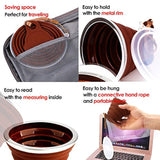 ME.FAN - Taza de viaje plegable de silicona para camping