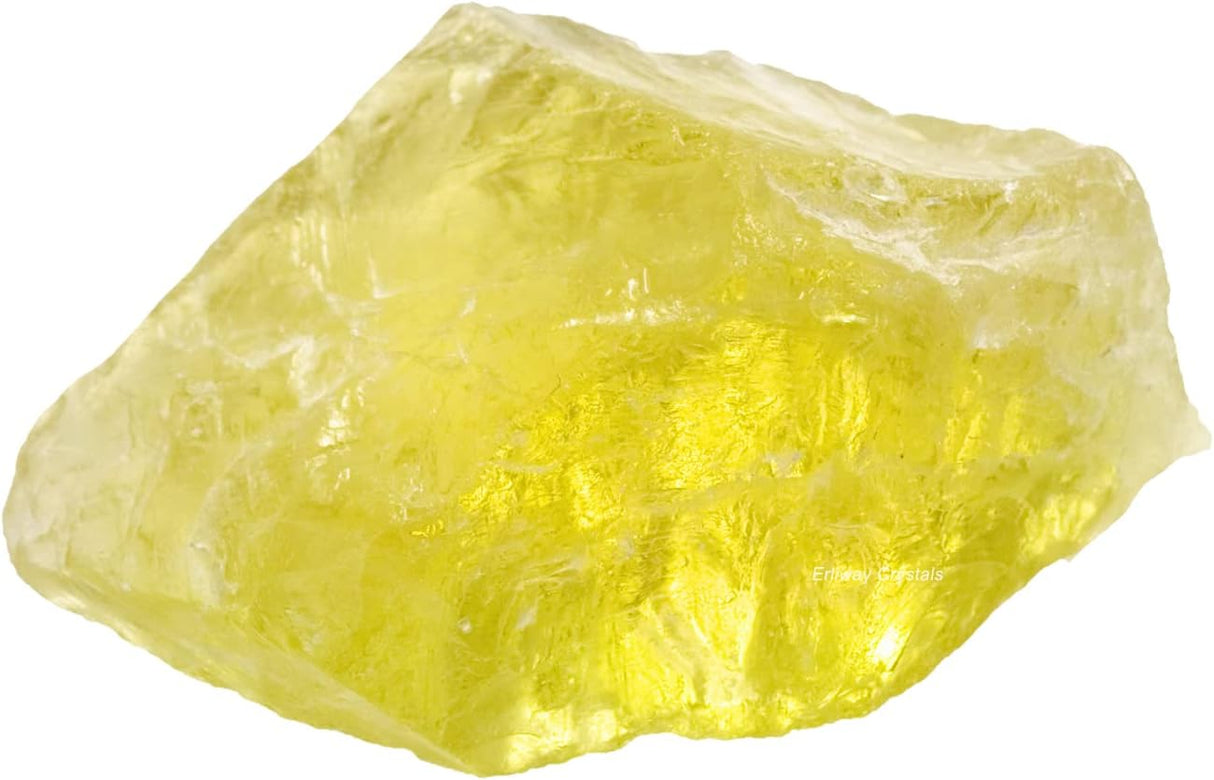 Cristales de Citrino Crudos, Piedras Naturales para Decoración