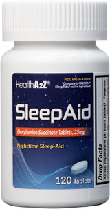 HealthA2Z® Somnífero Doxilamina 25mg 120 Comprimidos