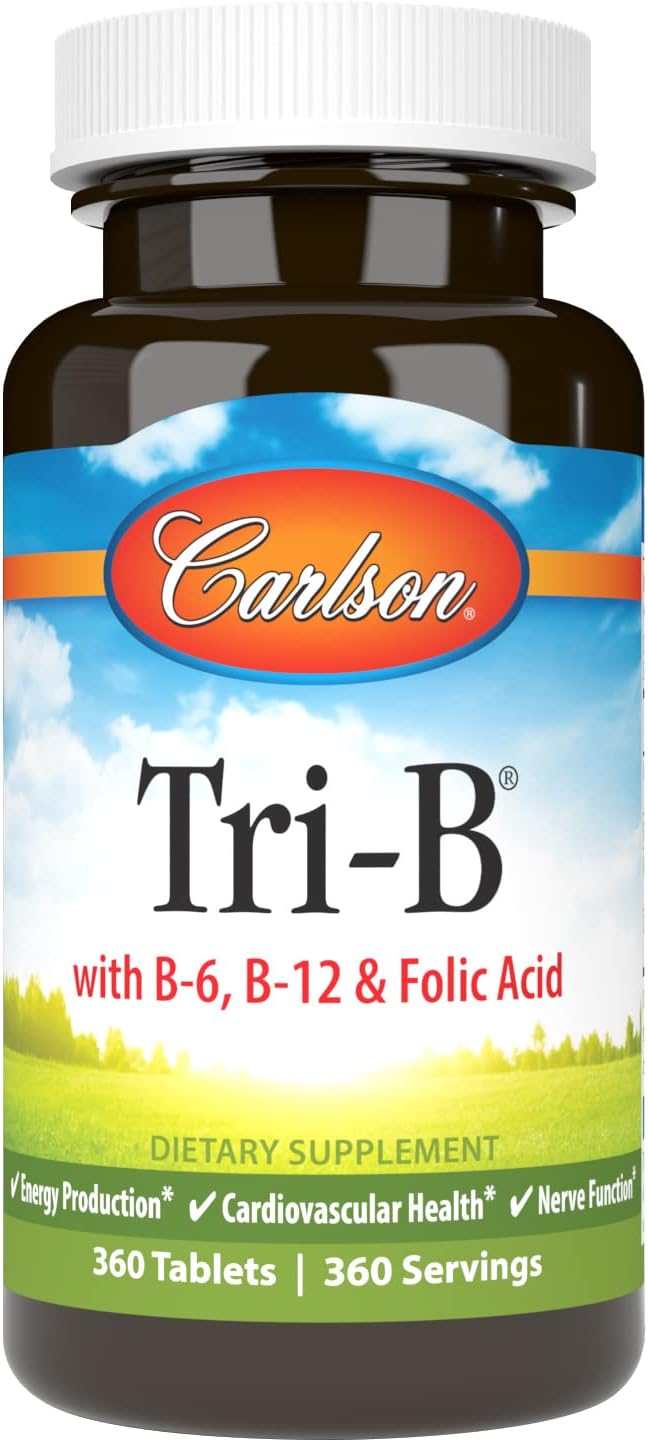 Carlson Tri-B, Complejo de vitamina B 25 mg de vitamina B-6