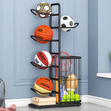 Estante ajustable para pelotas deportivas Organizador