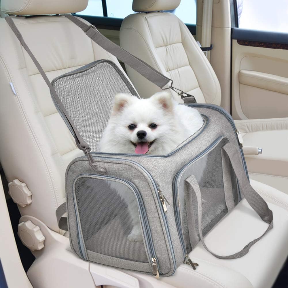 Transportadora para Perros Grandes Henkelion, Suave y Plegable