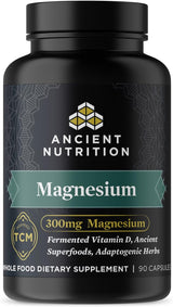 Suplemento de magnesio 300 mg con vitamina D, 90 cápsulas
