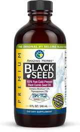 Aceite de Semilla Negra Amazing Herbs 8 oz - Salud Digestiva