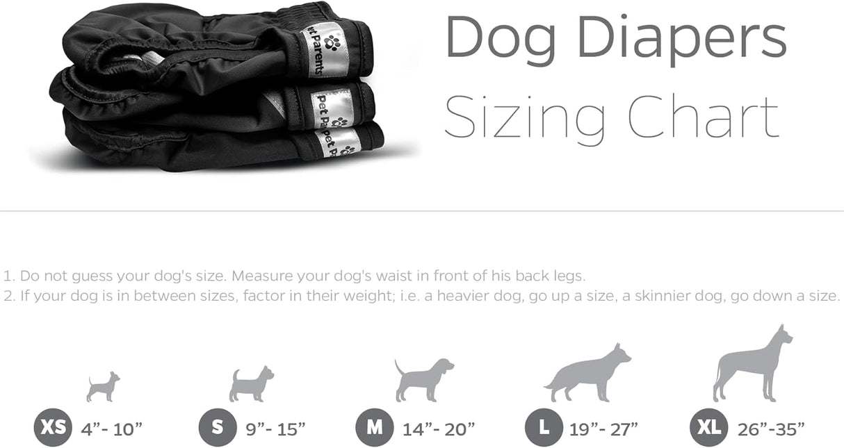 Pet Parents - Pañales lavables perros pañales duradero