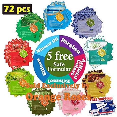 {Entel} 72 piezas Veggie Combo-pack, Premium Coreano esencia