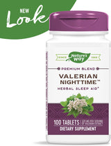 Suplemento Natures Way Valeriana Nighttime Herbal Sleep Aid