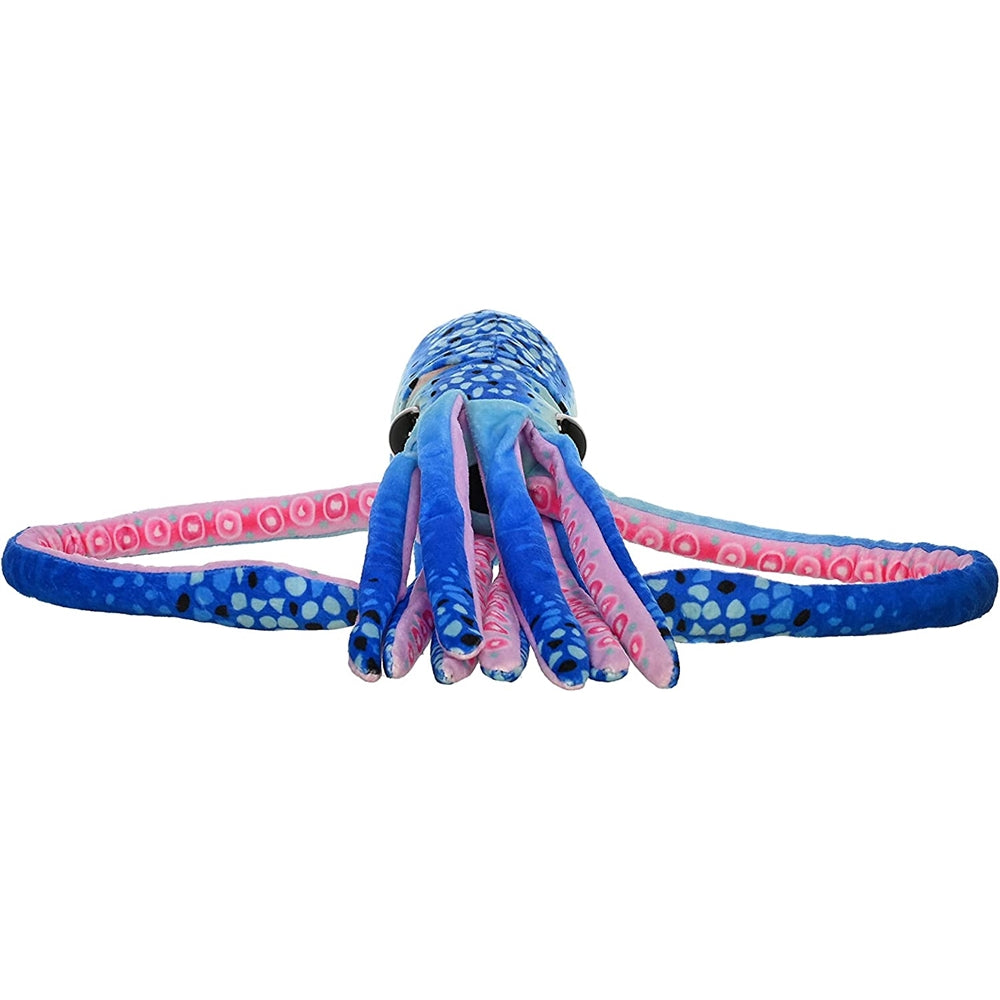 Peluche Calamar  animal para niños Azul