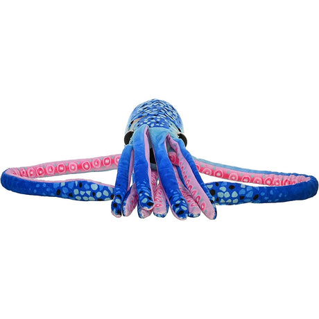 Peluche Calamar  animal para niños Azul