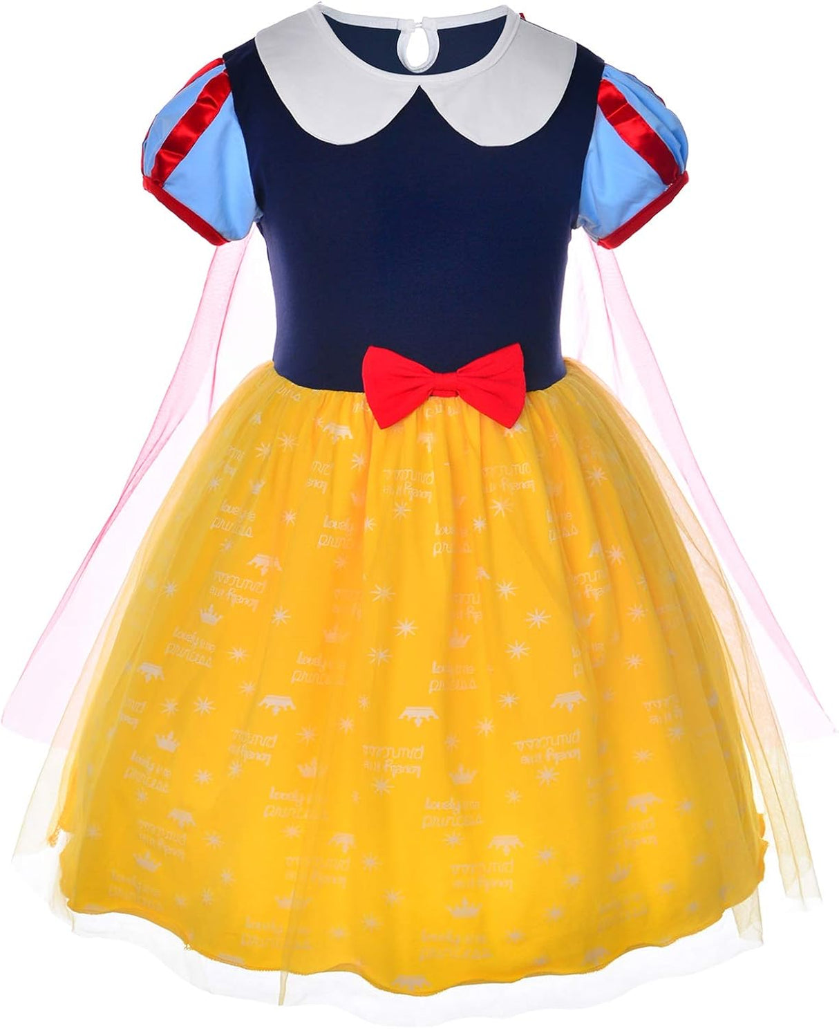 Disfraz de princesa para niña pequeña con diadema talla 4-5T