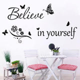 Decal Inspiracional Cree en Ti Mismo - Pegatina Motivacional