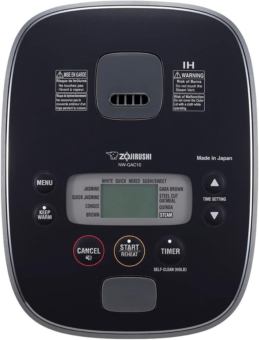 Cocedor y calentador Zojirushi 5.5 tazas, inducción NW-QAC10