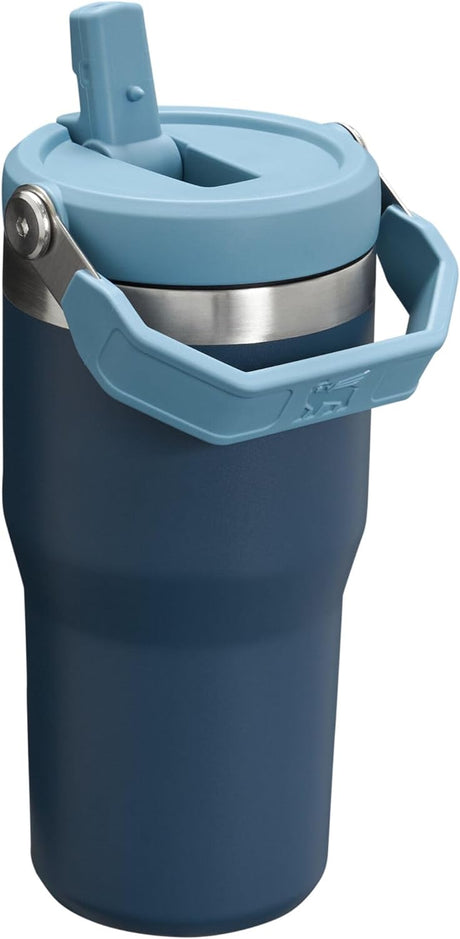 Vaso de Acero Inoxidable con Popote Abatible Stanley IceFlow