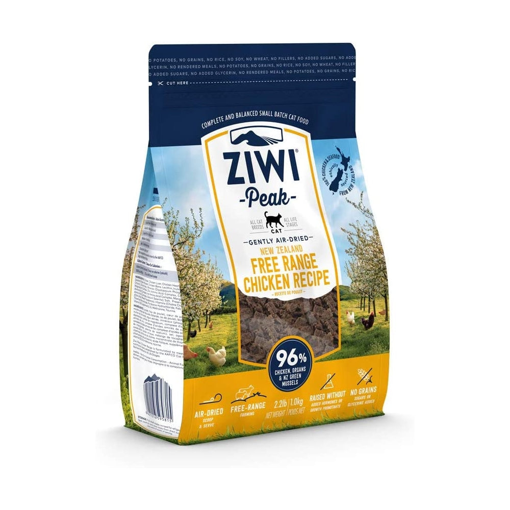 Alimento seco al aire para gatos todo natural alto proteínas