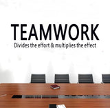Vinilos Decorativos SEATUNE - Citas de Trabajo en Equipo 45X16