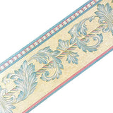 papel pintado  4.2 x 196.8 pulgadas  color azul