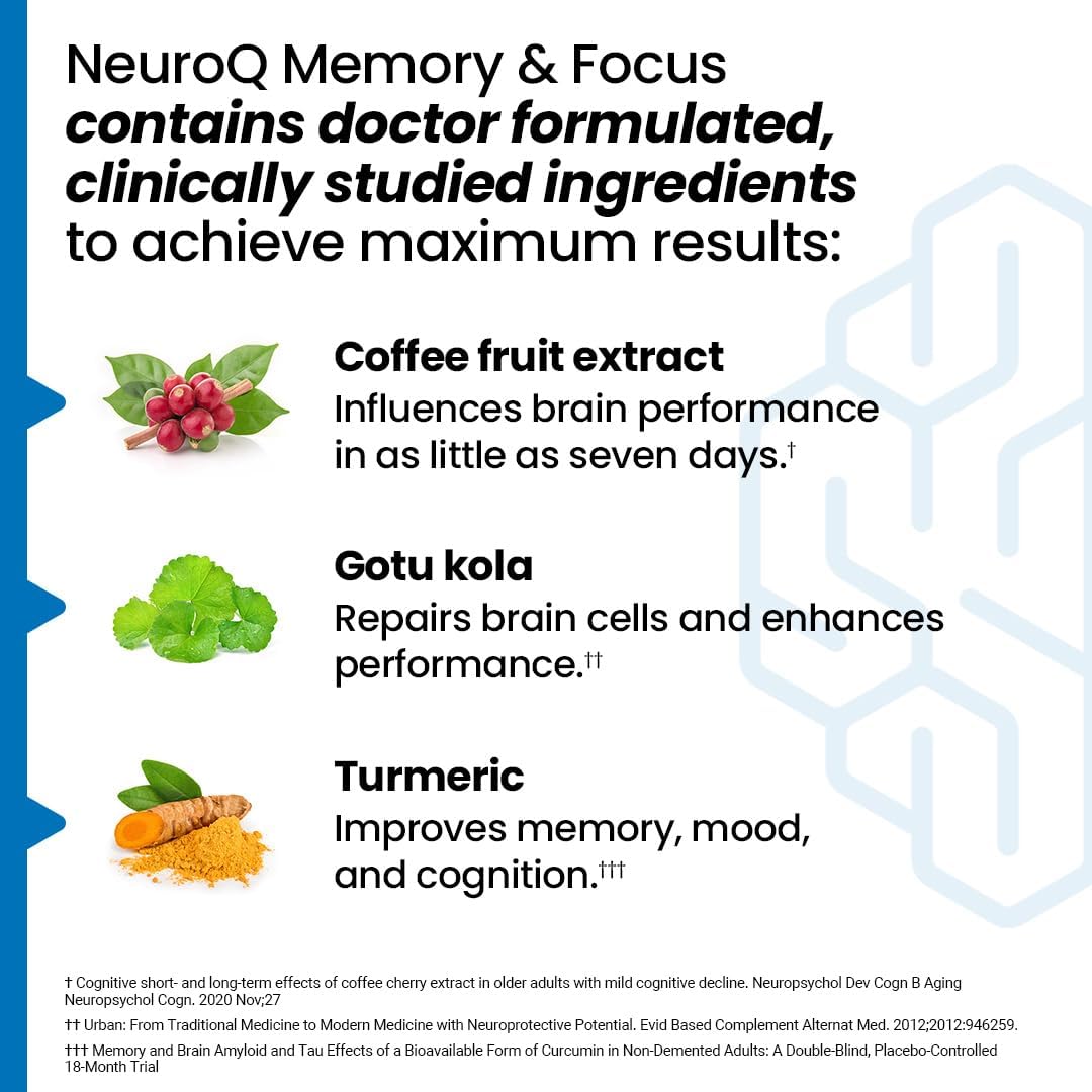 Suplemento Cognitivo NeuroQ - Dr. Dale Bredesen - 60 Cápsulas