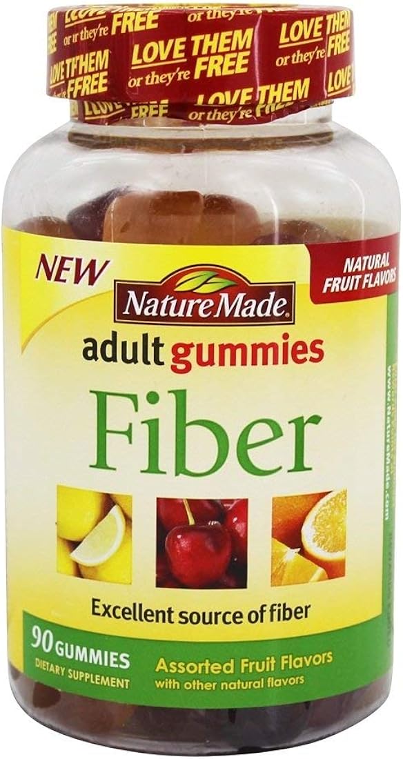 Suplmentos para adultos con fibra de frutas surtidas 90