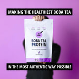Boba Tea Proteína Taro Leche | 25g Proteína Aislada Vacuno | Sin Gluten y Soja | 25 Porciones