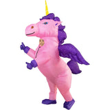 Disfraz para niños de 4 a 6 años de unicornio alado inflable