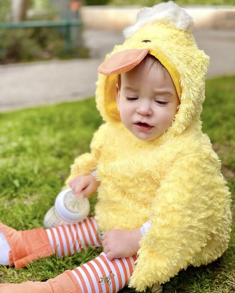 Disfraz Halloween Bebé Twopumpkin, Romper y Leggings a Rayas