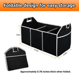 Organizador de Maletero, Marca, 3 Compartimentos, Plegable